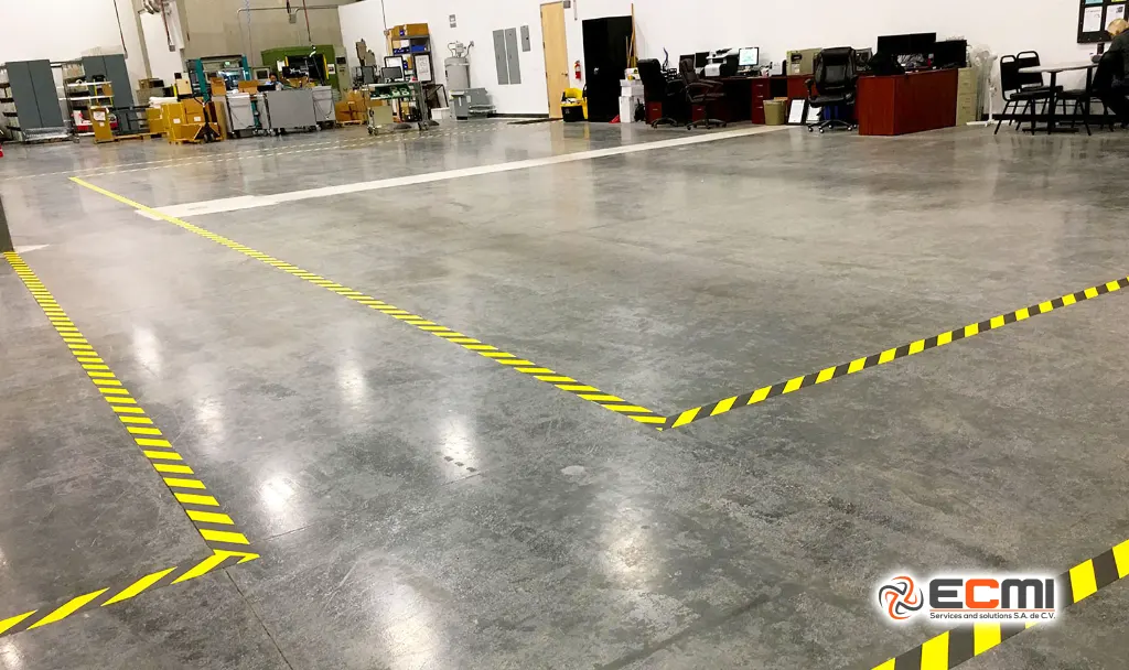 Señalizacion de pisos de seguridad